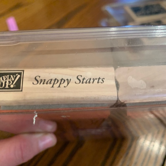 Snappy Starts rubber stamp set never used - Picture 3 of 4